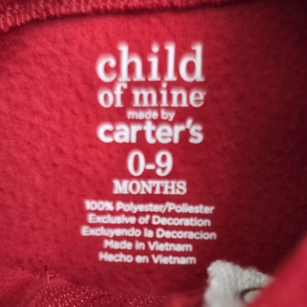 Size 0-9 Months Carters My First Christmas Baby Sleep Sack